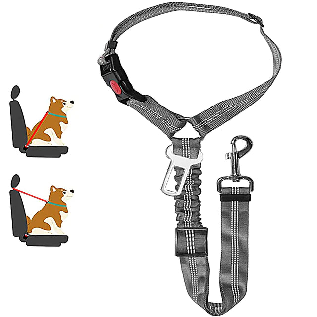 The Pet Protect 2-in-1 Dog Seatbelt with Headrest Restraint