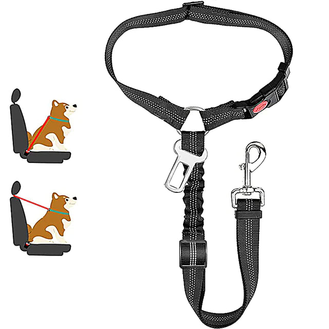 The Pet Protect 2-in-1 Dog Seatbelt with Headrest Restraint